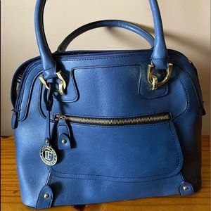 Blue London Fog bowler bag-Authentic